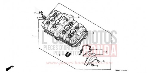 CYLINDER HEAD COVER CBR600FK de 1989